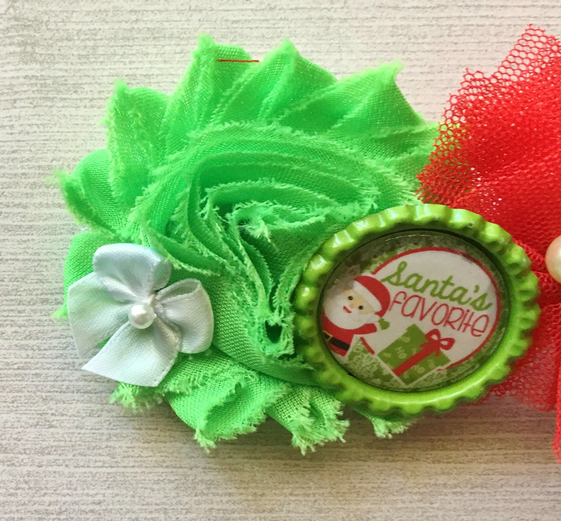 Christmas (Santa's Favorite) Hair Clip