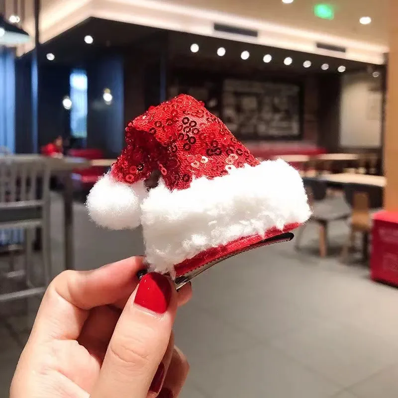 Christmas Sequin Hair Clips