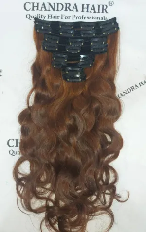 Clip-ins Hair Extensions North Indian Raw Hair