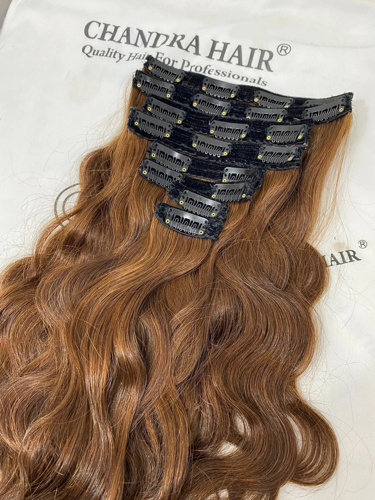 Clip-ins Hair Extensions North Indian Raw Hair