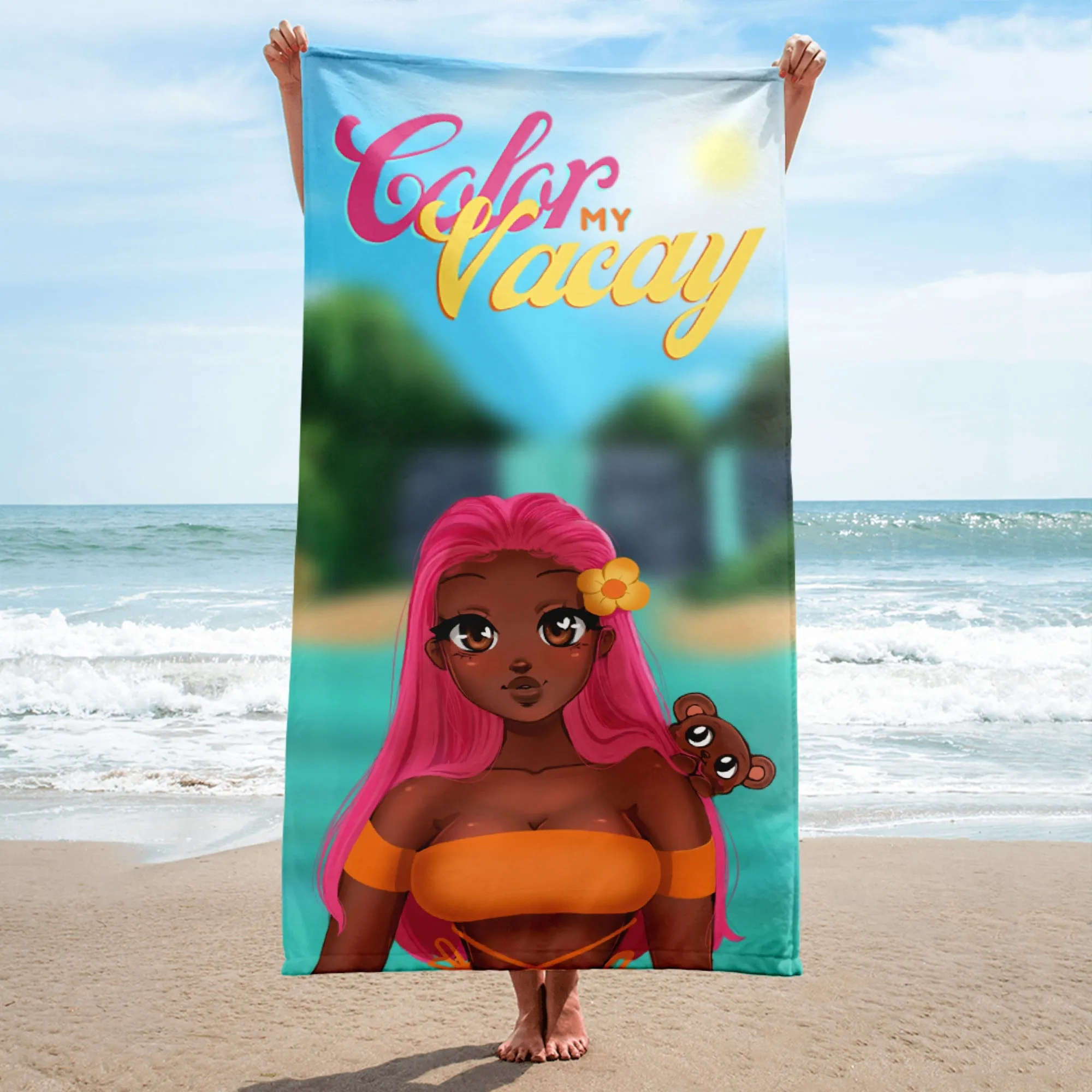 Color My Vacay Towel