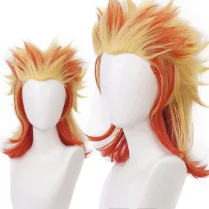 COSPLAY Item - Demon Slayer Anime - Kyojuro Rengoku Hair Piece/ Wig for Men