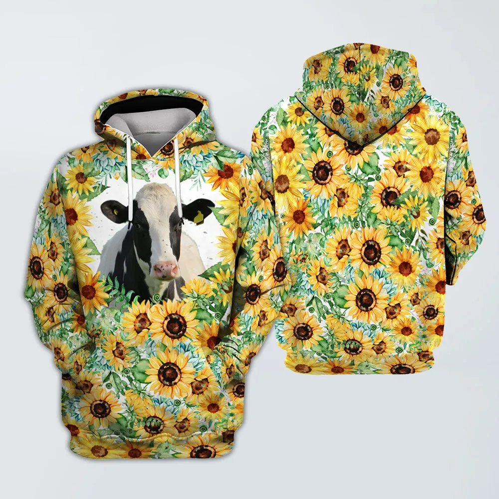 Cow Face Personalized All Over Hoodie TH1121