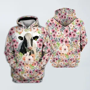 Cow Face Personalized All Over Hoodie TH1121