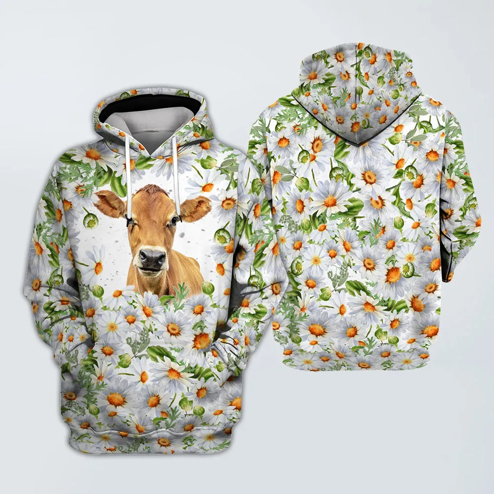 Cow Face Personalized All Over Hoodie TH1121