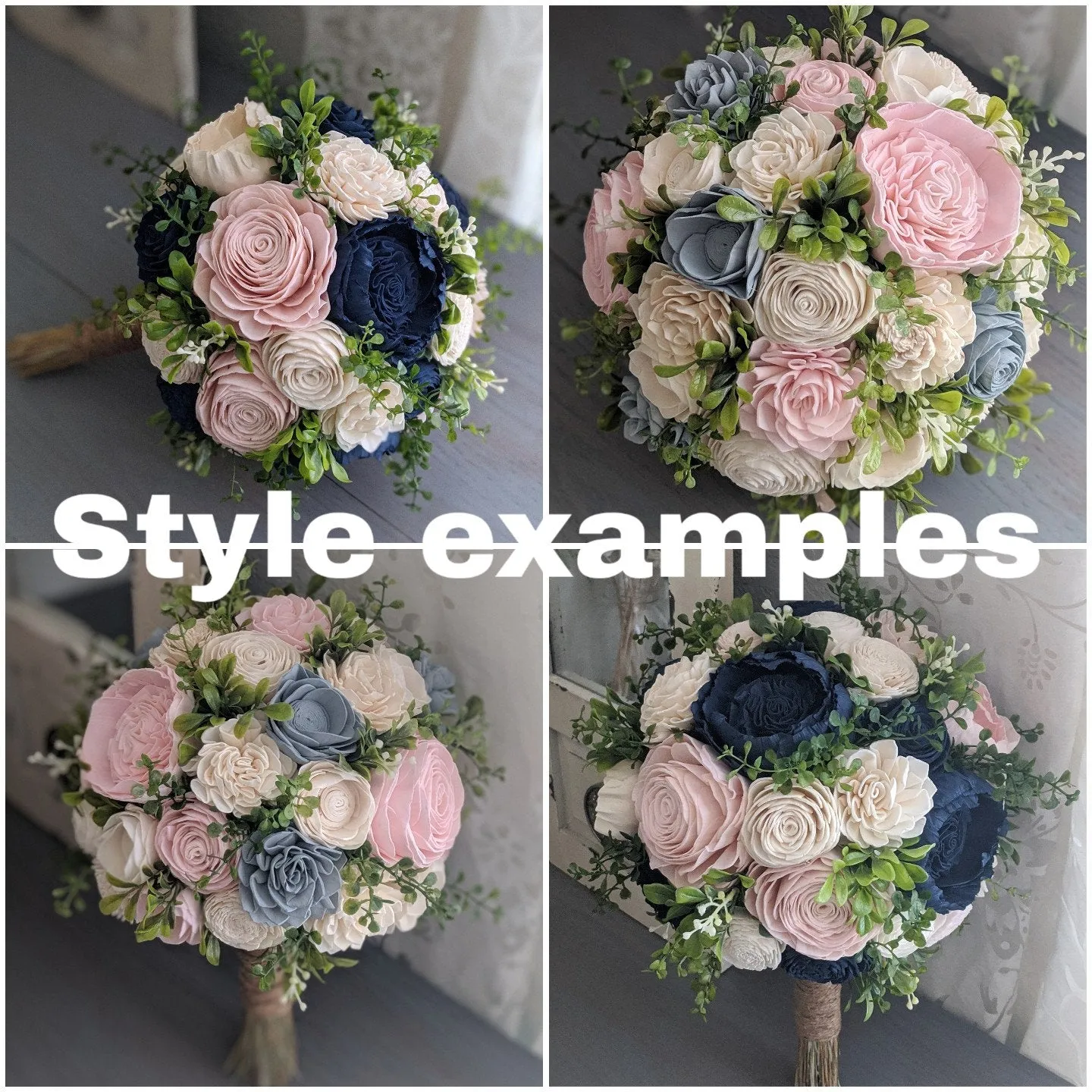 Custom Choose Your Own Colors Bouquet with Mixed Greenery