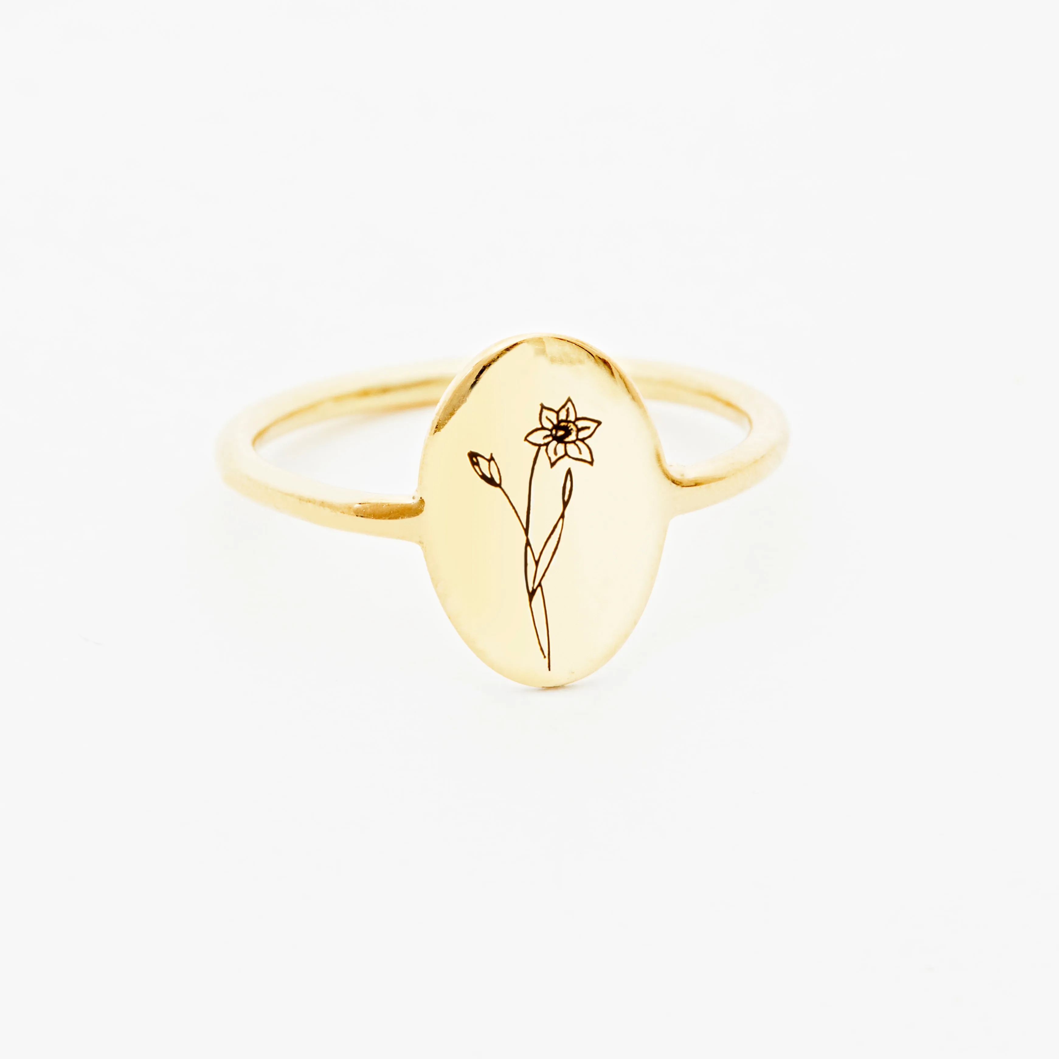 Daffodil Ring - March Flower