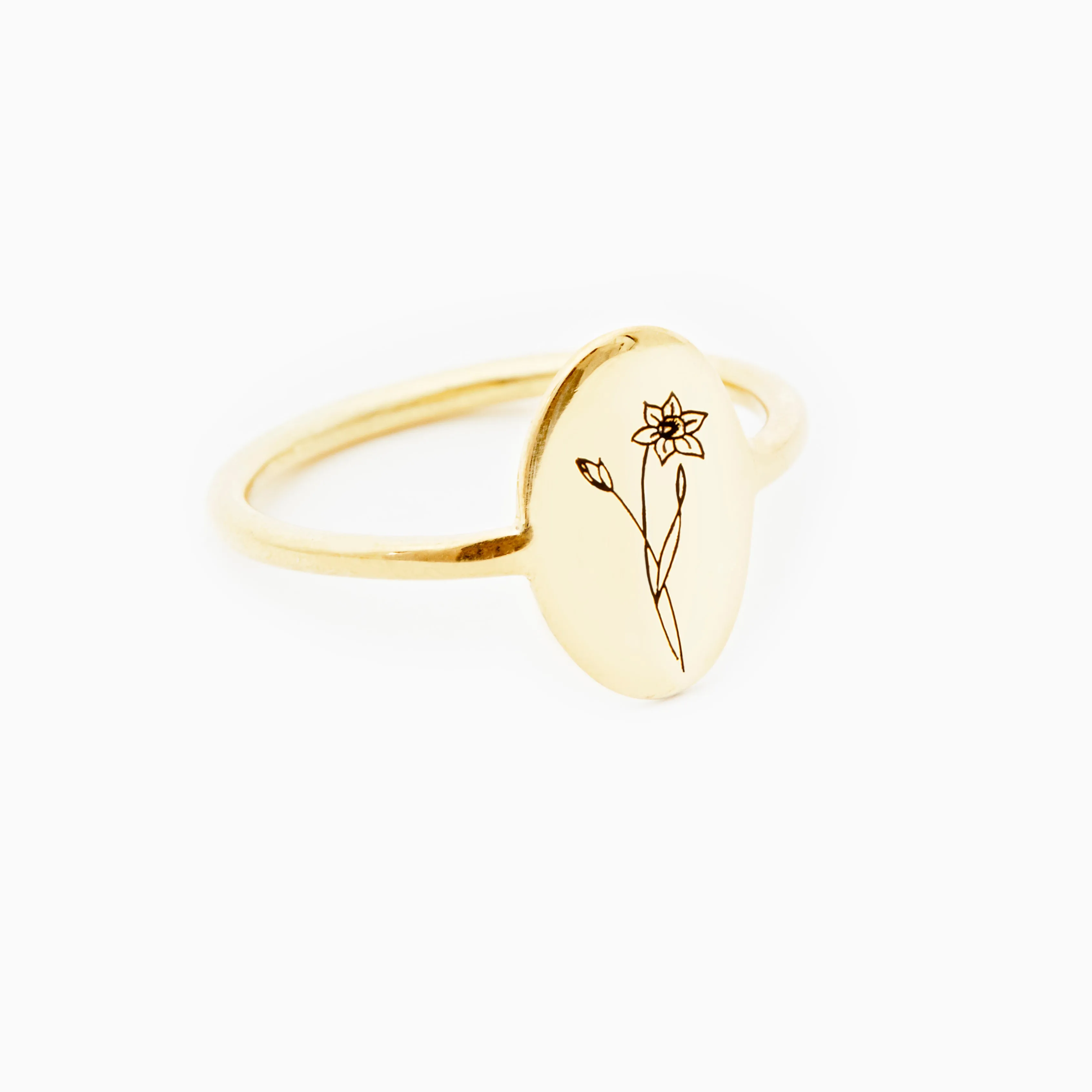 Daffodil Ring - March Flower