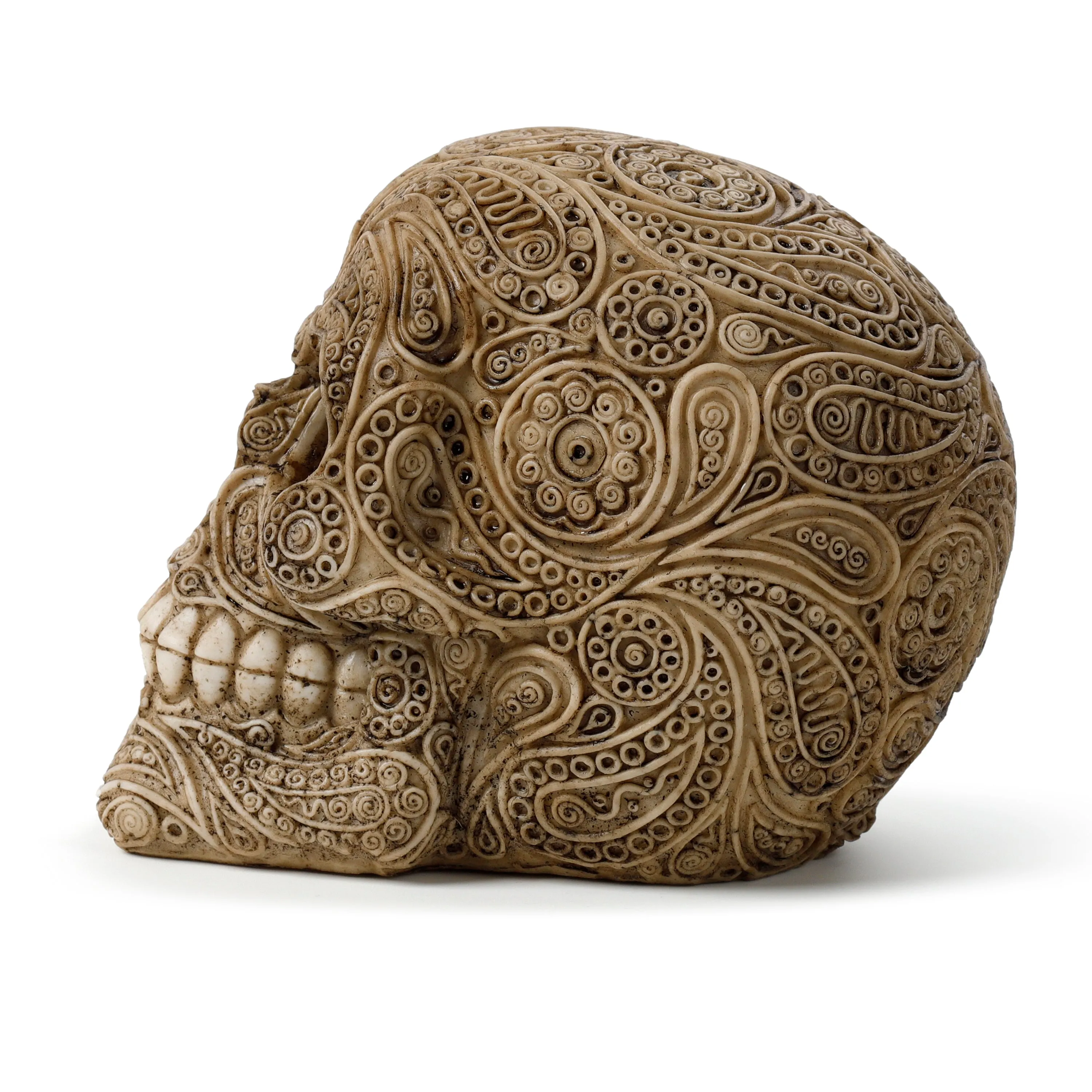 Damask Skull Ornament
