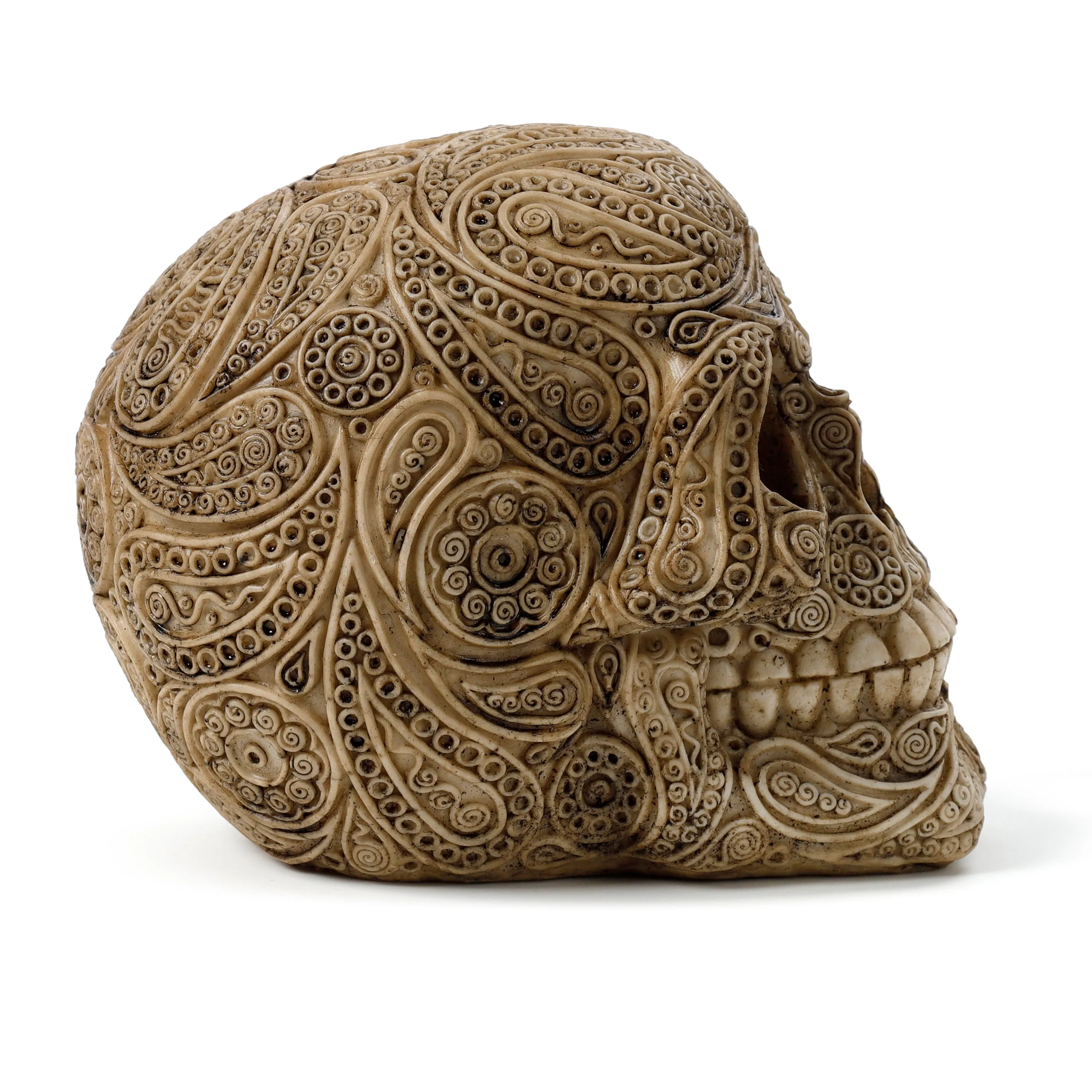 Damask Skull Ornament