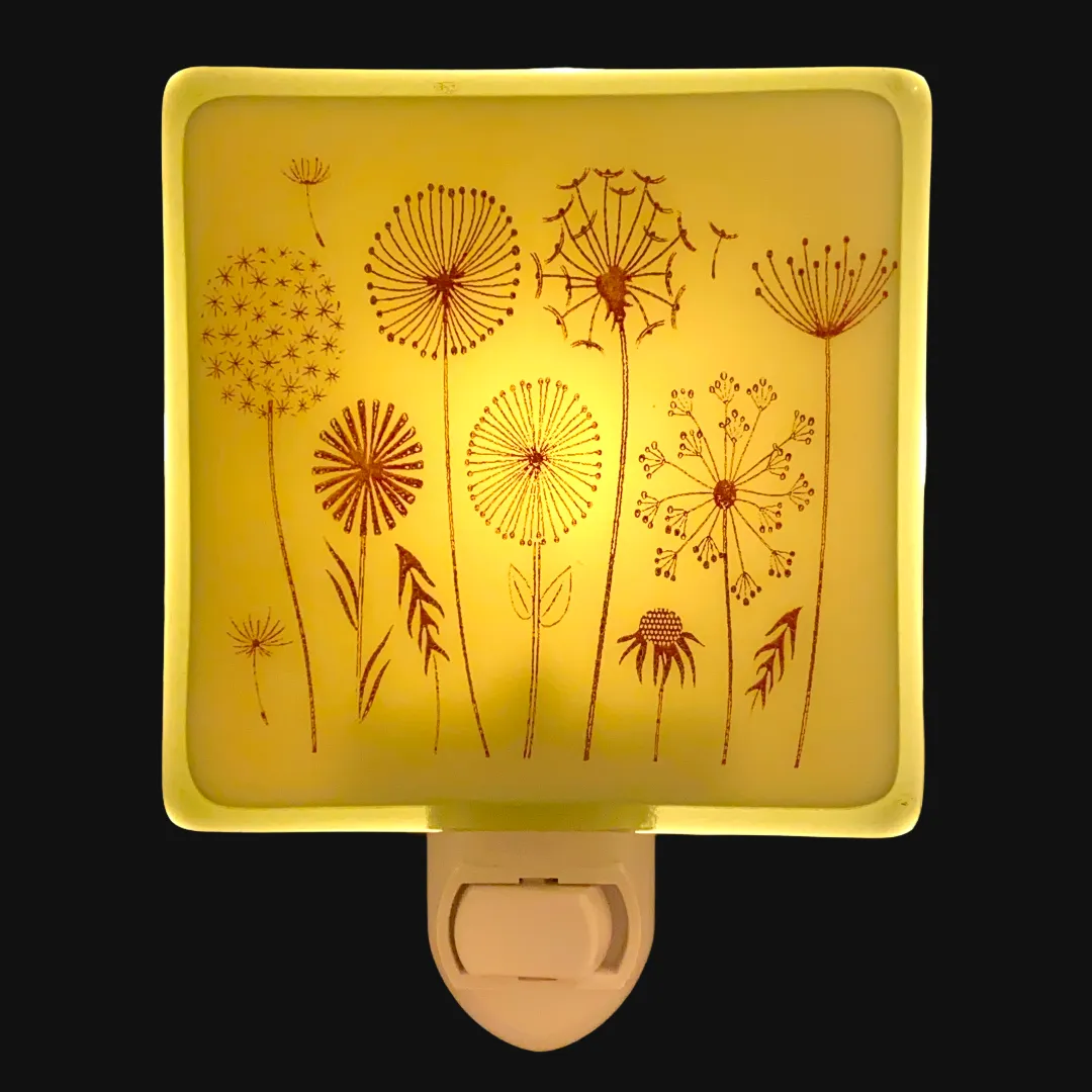 Dandelion Wild Flowers Night Light