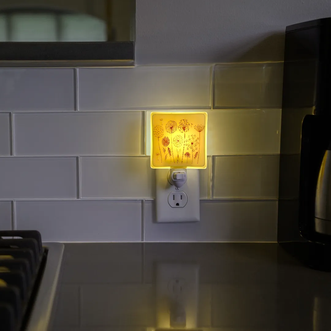 Dandelion Wild Flowers Night Light