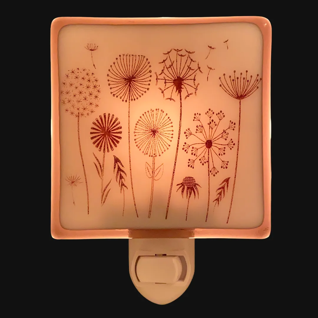Dandelion Wild Flowers Night Light