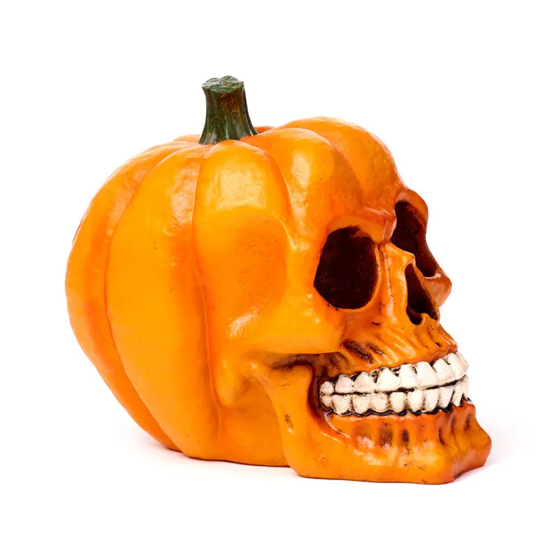 Decorative Ornament - Pumpkin Skull