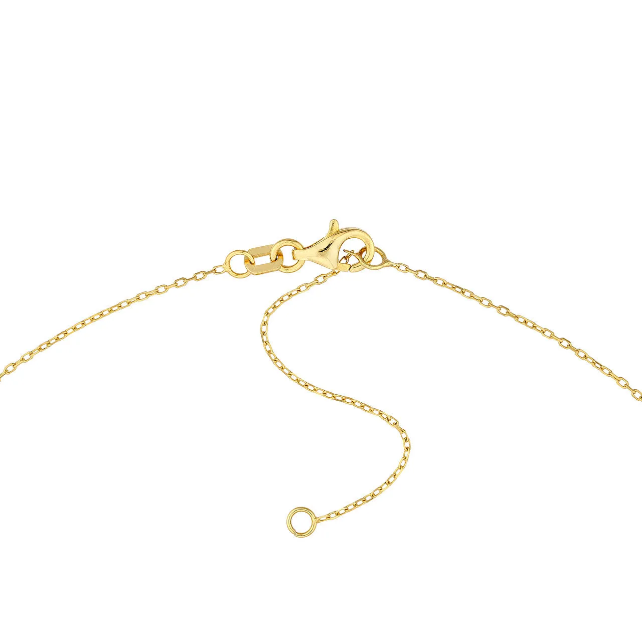 Diamond Gothic 'W' Necklace