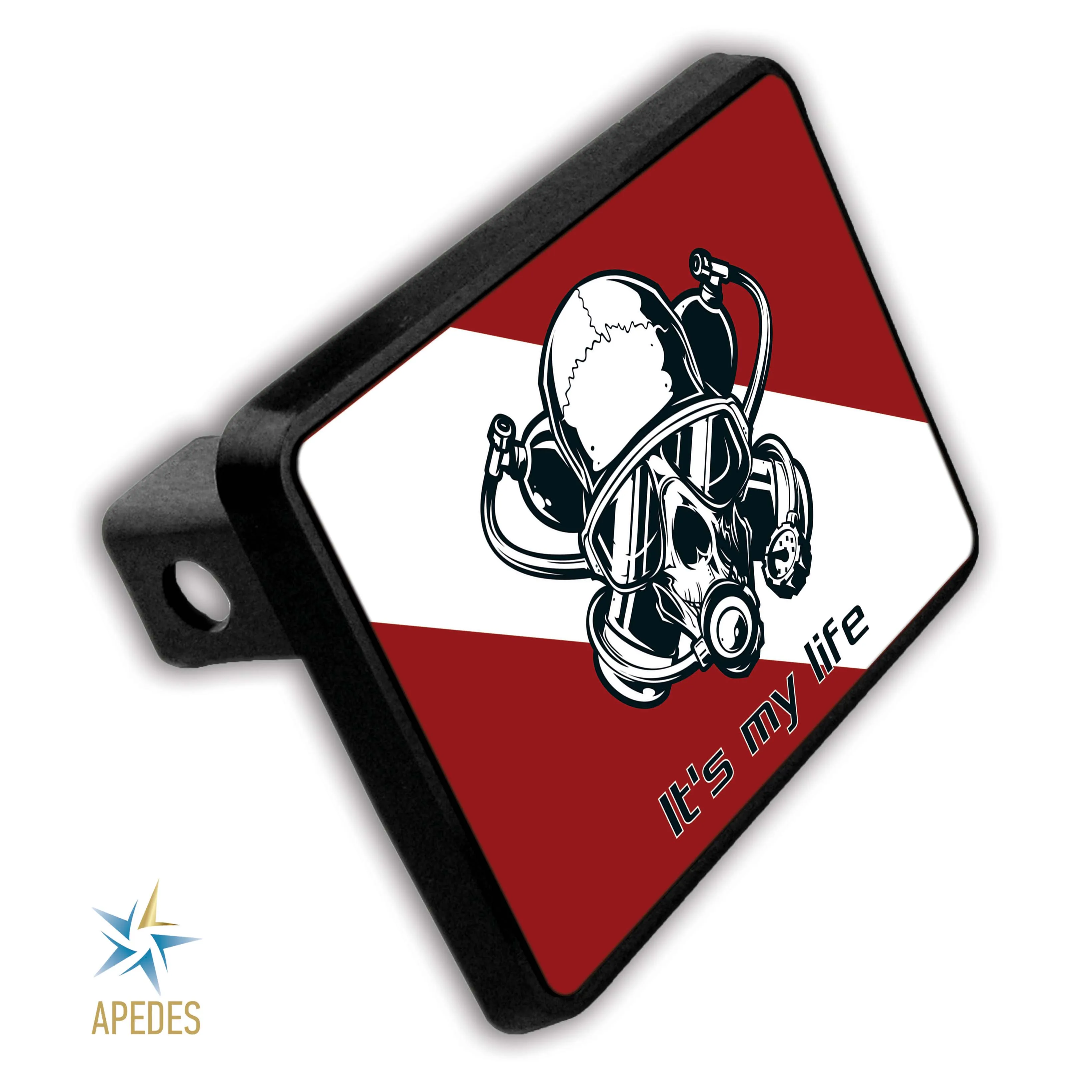 Diver Skull Trailer Hitch Cover
