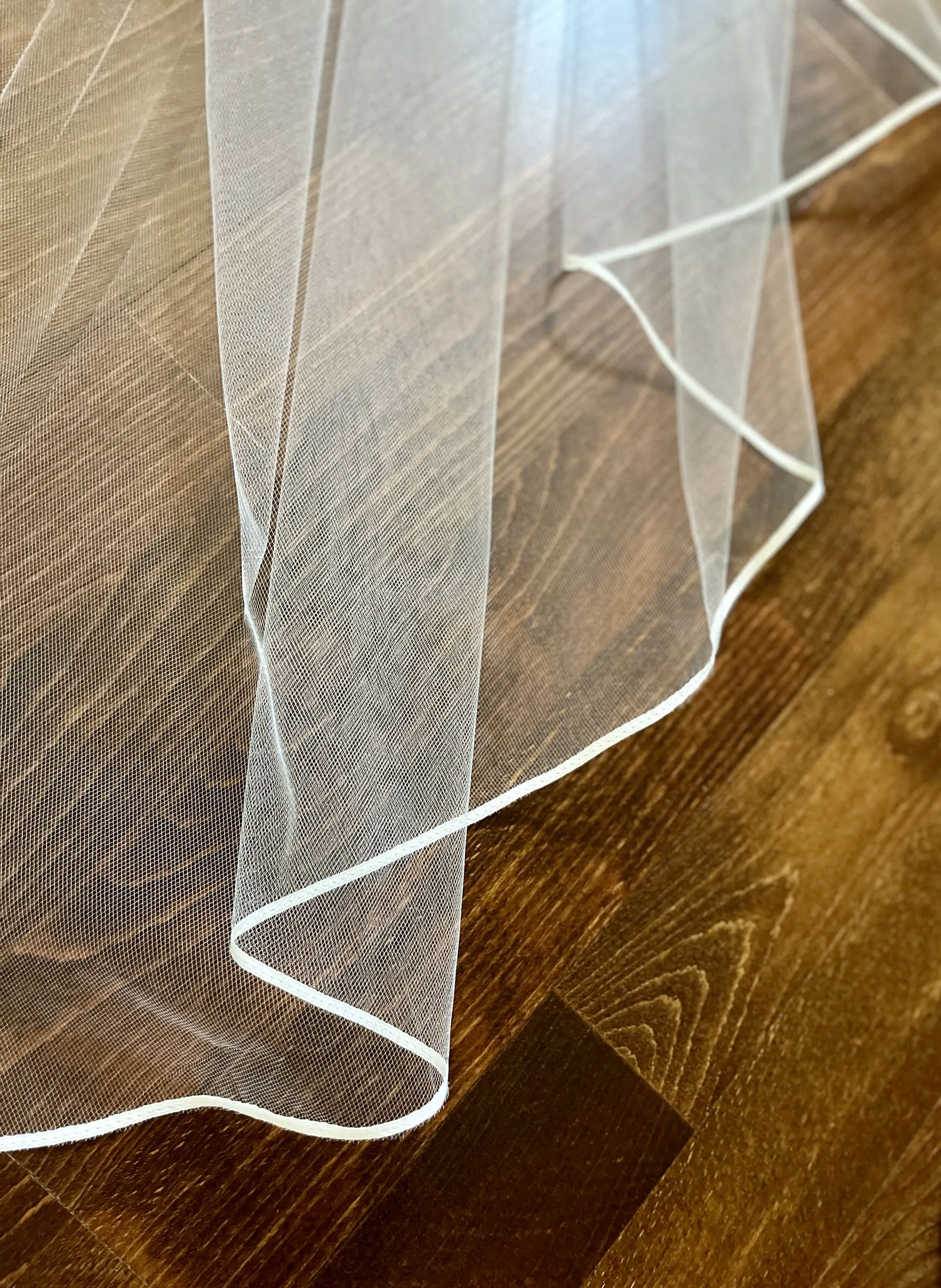 DIY Angel Cut Cathedral Wedding Veil, Cascade Ribbon Veil