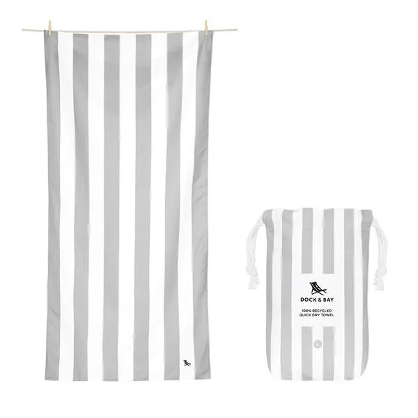 Dock & Bay Beach Towel - Cabana, Goa Grey
