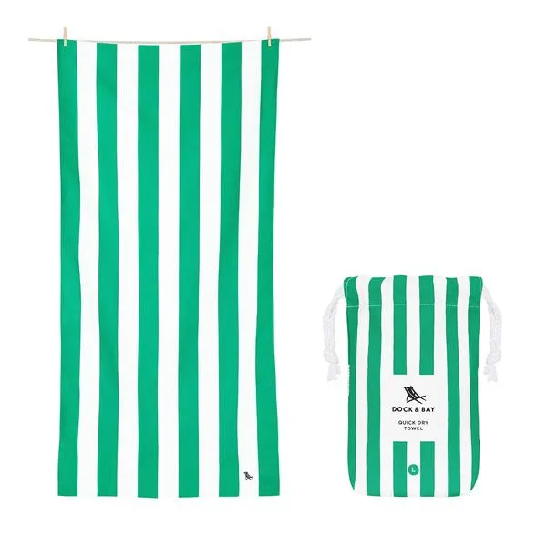 Dock & Bay Quick Dry Towel Extra Large Cancun Green