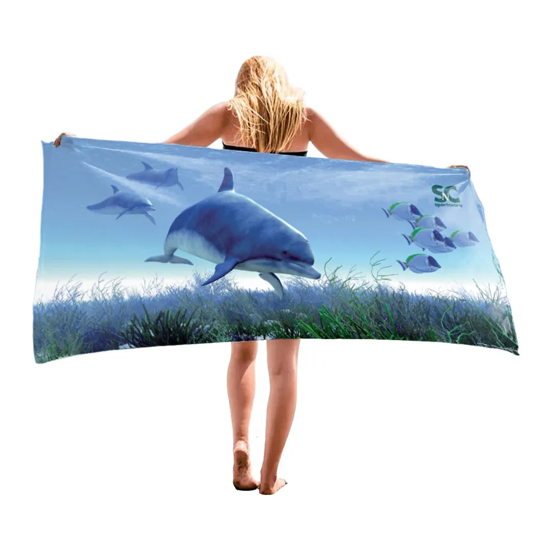 DOLPHIN SCENE TOWEL