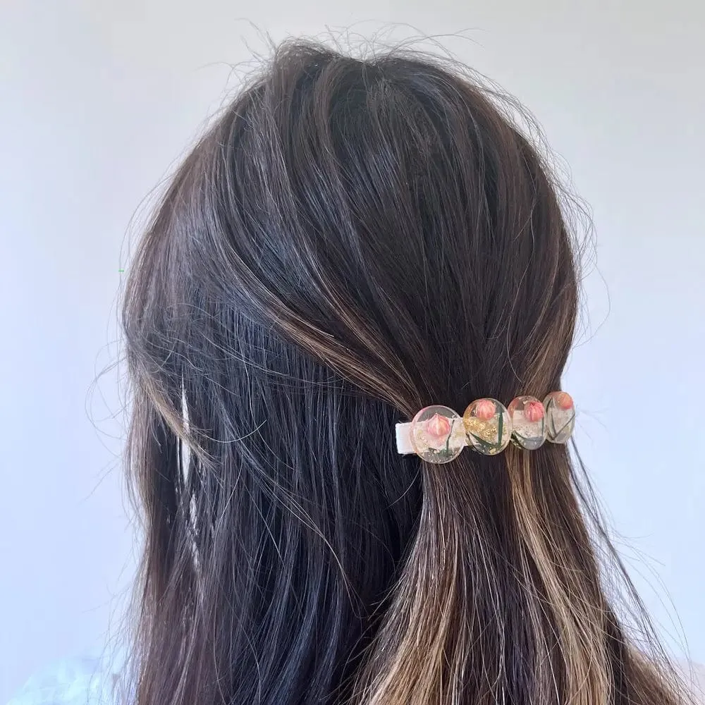 Dried Flower Hair Clip