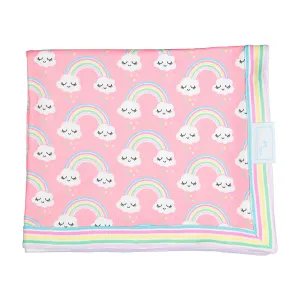 Drops of Rainbow Girls Beach Towel