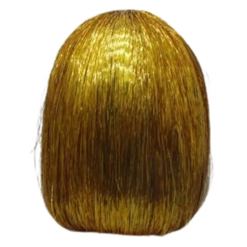 Egyptian Goddess Gold Tinsel Wig