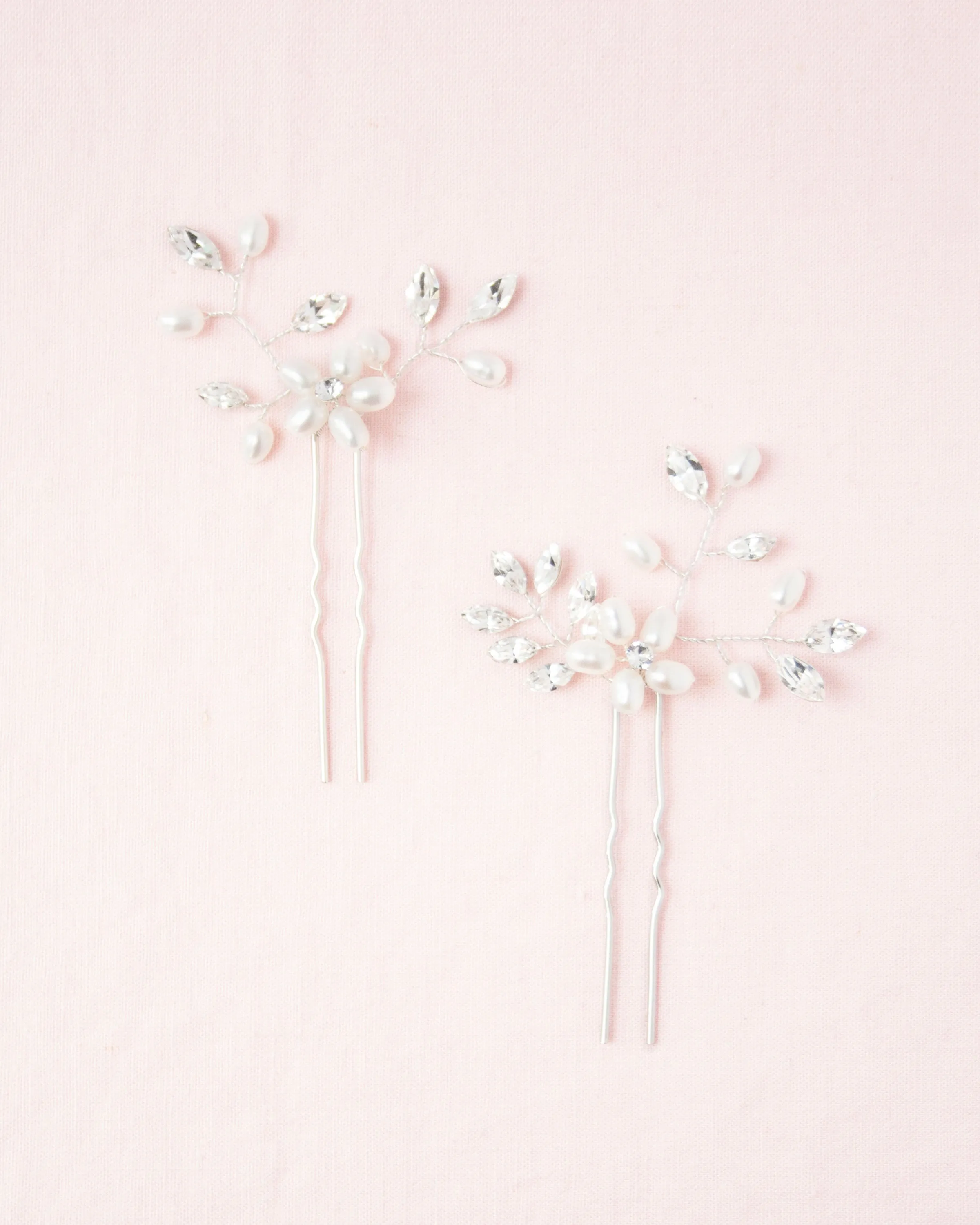 Everthine Pearl & Crystal Hair Pins