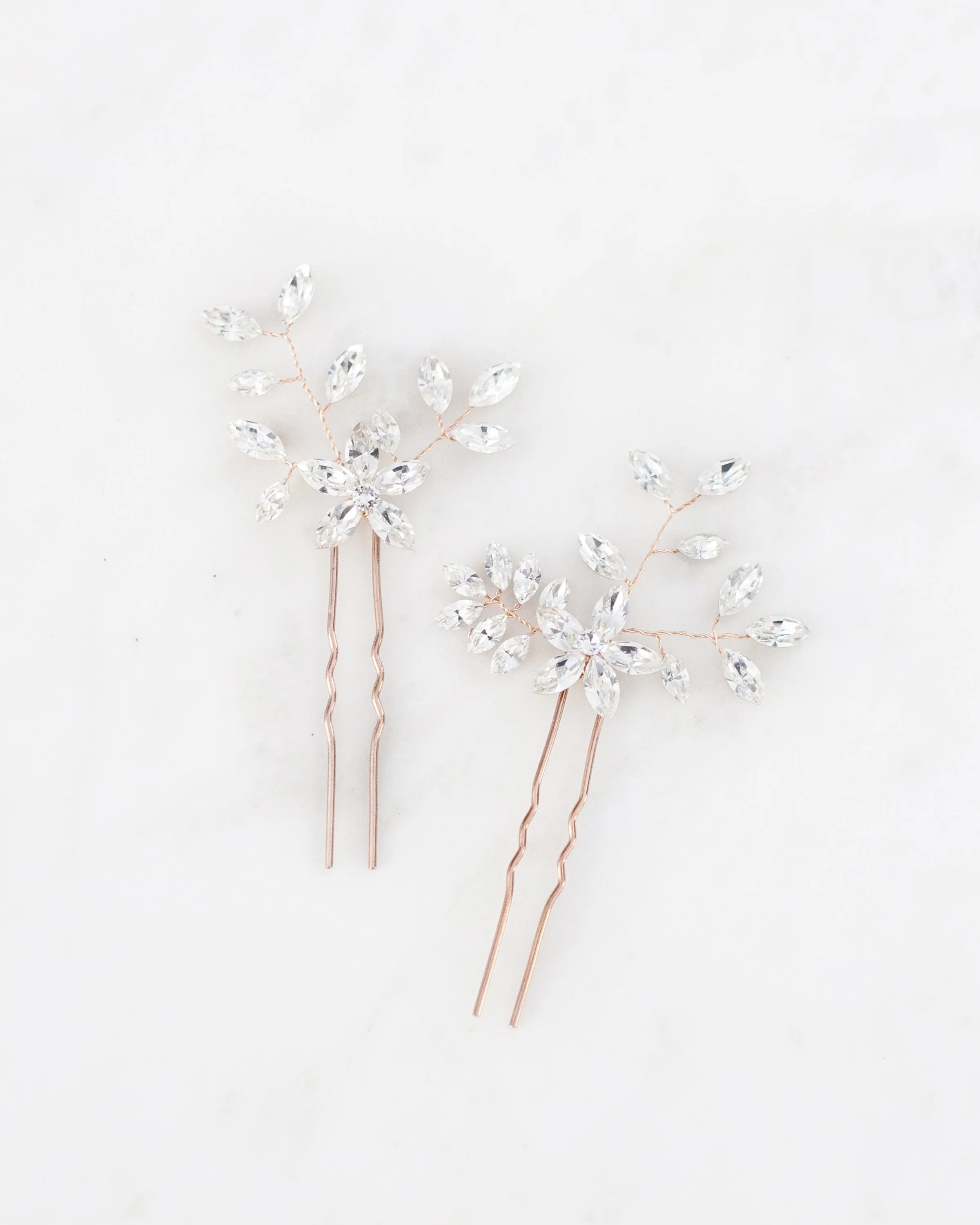 Everthine Pearl & Crystal Hair Pins