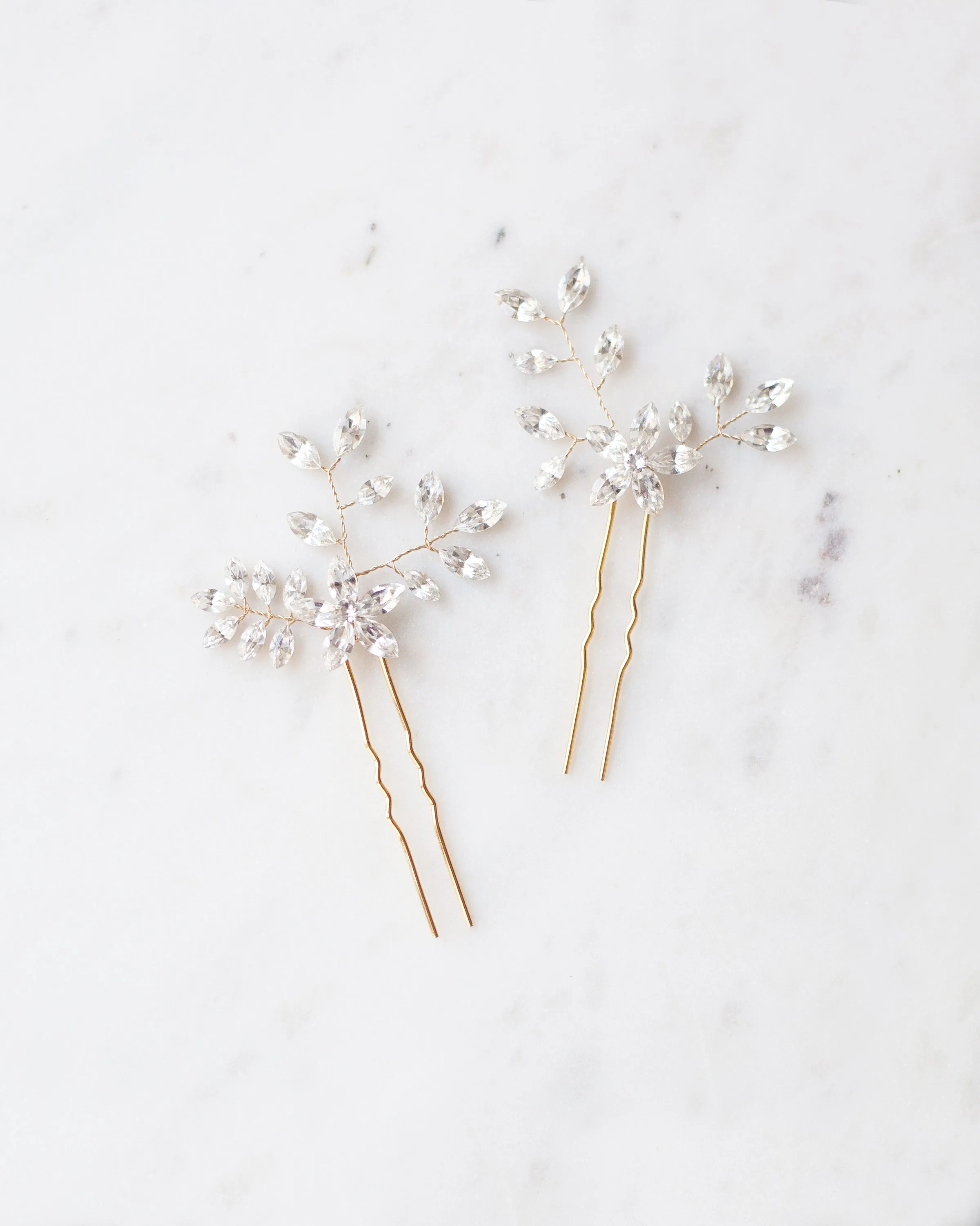 Everthine Pearl & Crystal Hair Pins