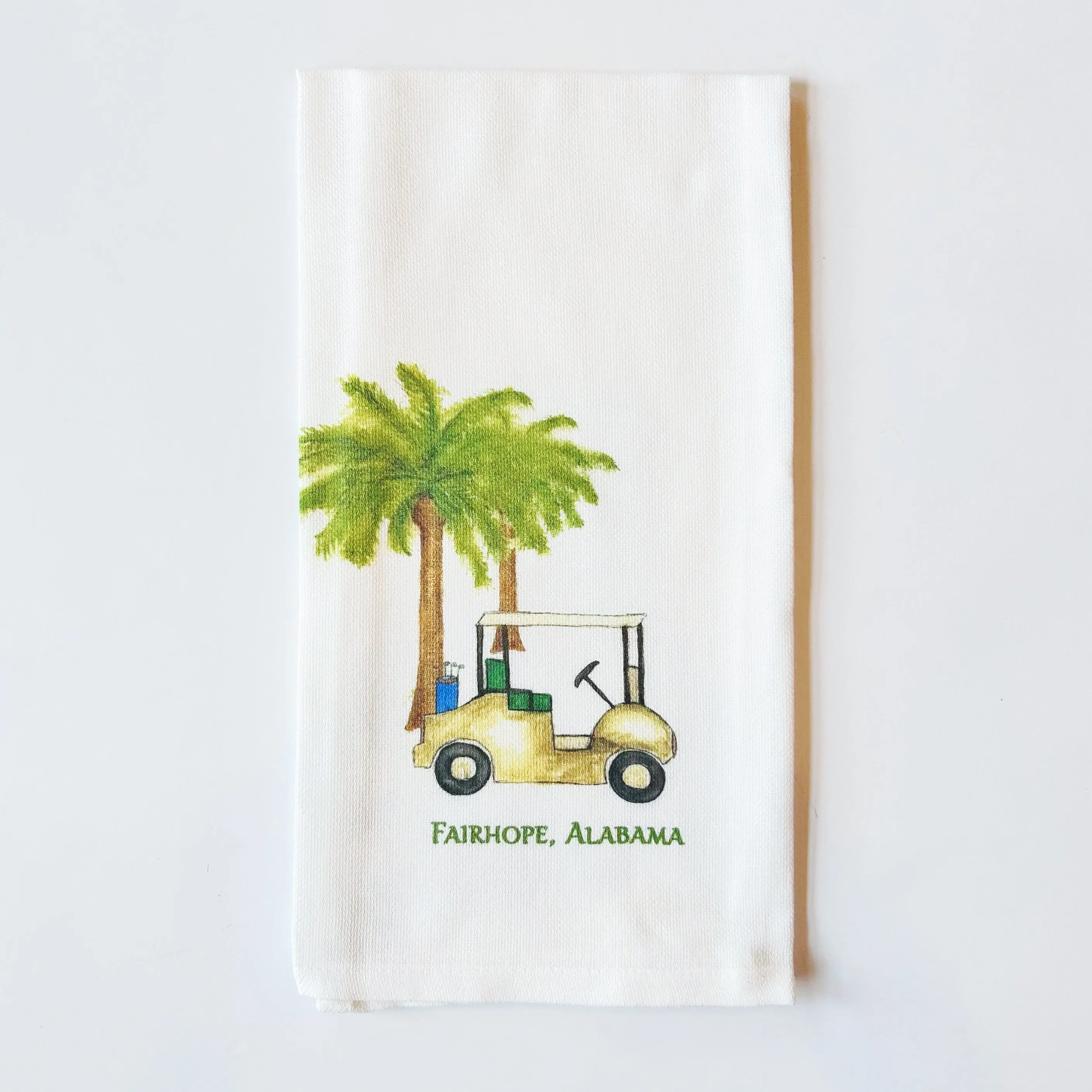 Fairhope, AL Beach Chair Kitchen Towel