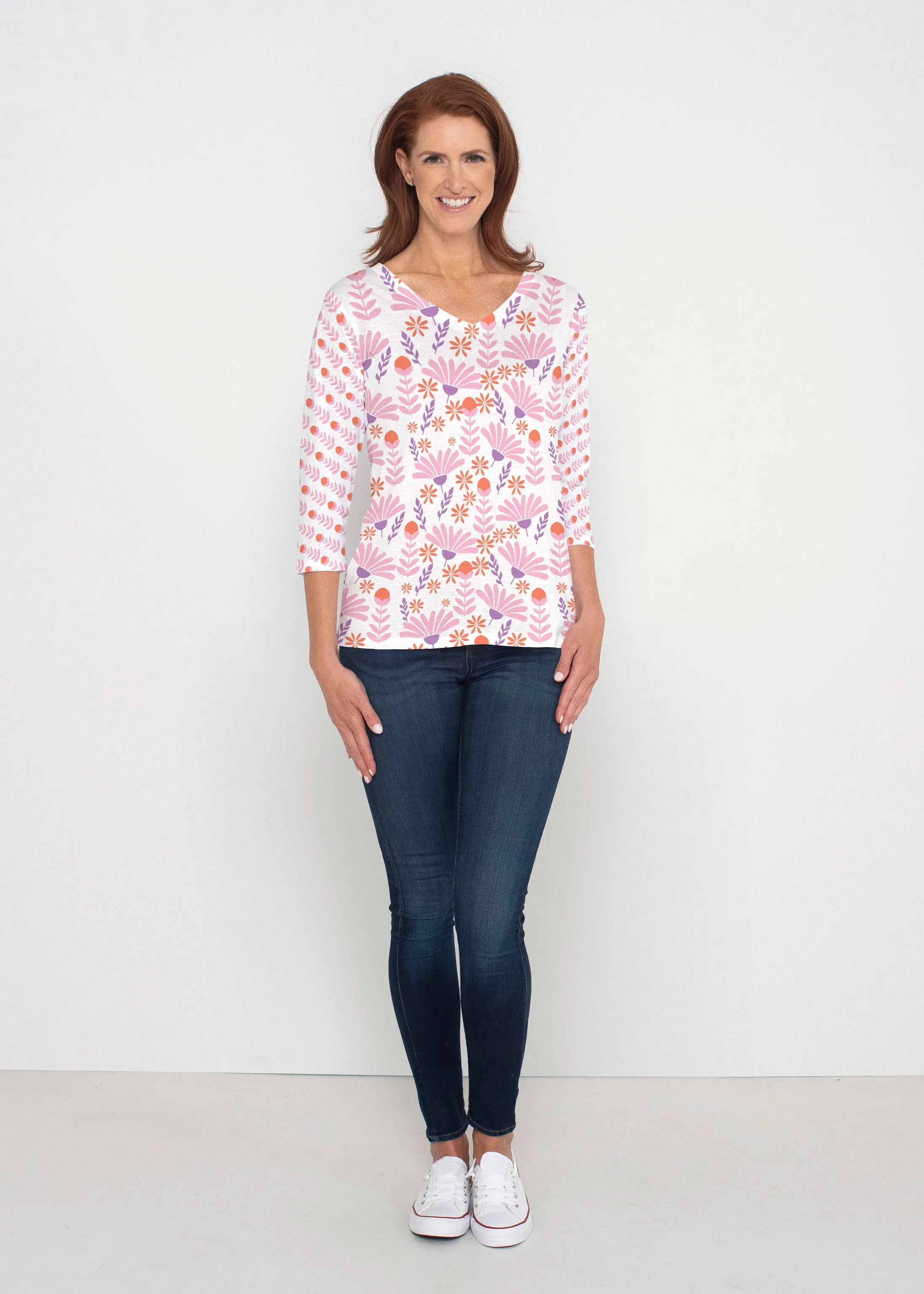 Fanfare (8042) ~ Signature 3/4 V-Neck Shirt