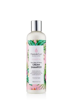 Flora & Curls HYDRATE ME Rose Water & Honey Cream Shampoo