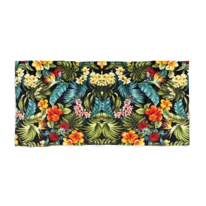 Floral Beach Towel