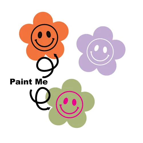 Floral Smiles - 4 Pair Set