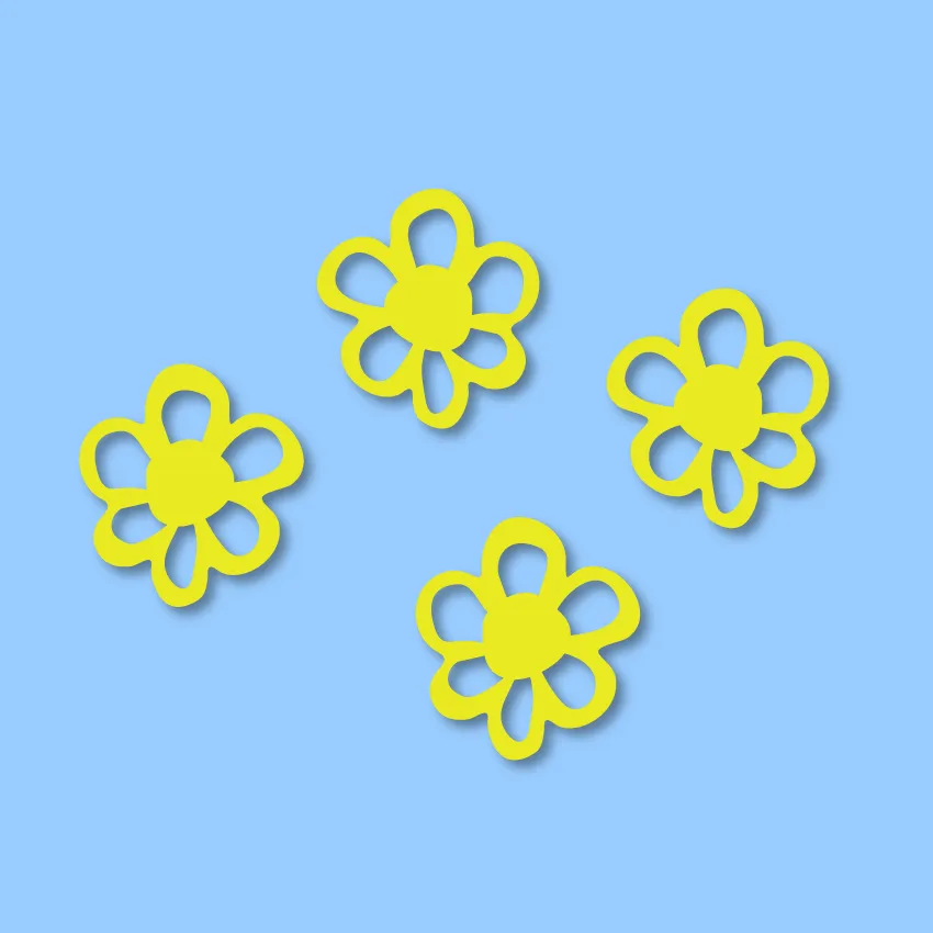 Flower Loops Duo - 4 Pair Set