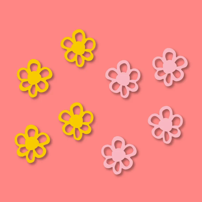 Flower Loops Duo - 4 Pair Set