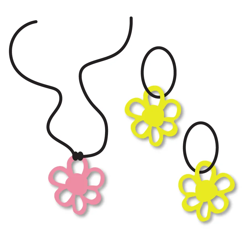 Flower Loops Duo - 4 Pair Set