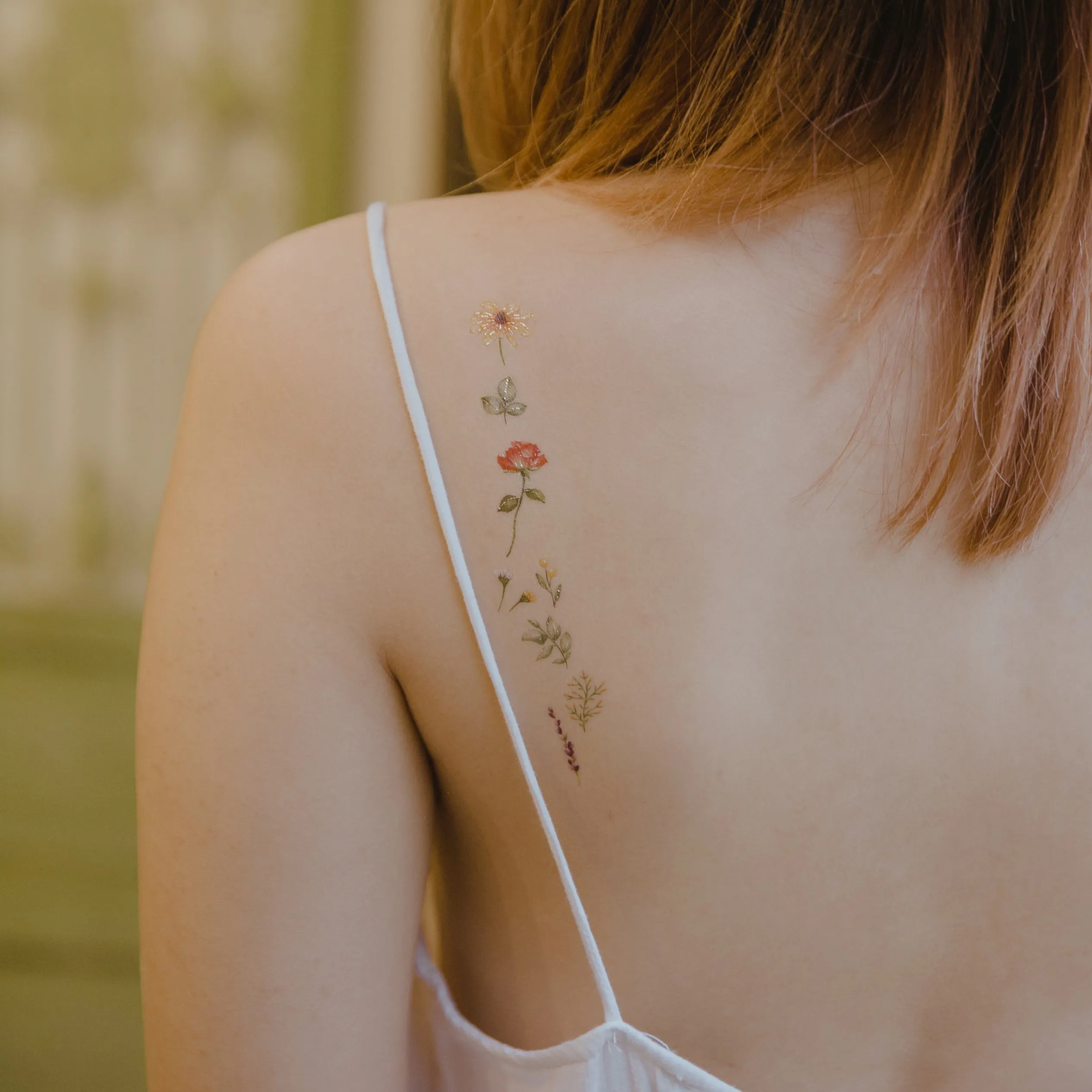 Flowers & Fruits Temporary Tattoo