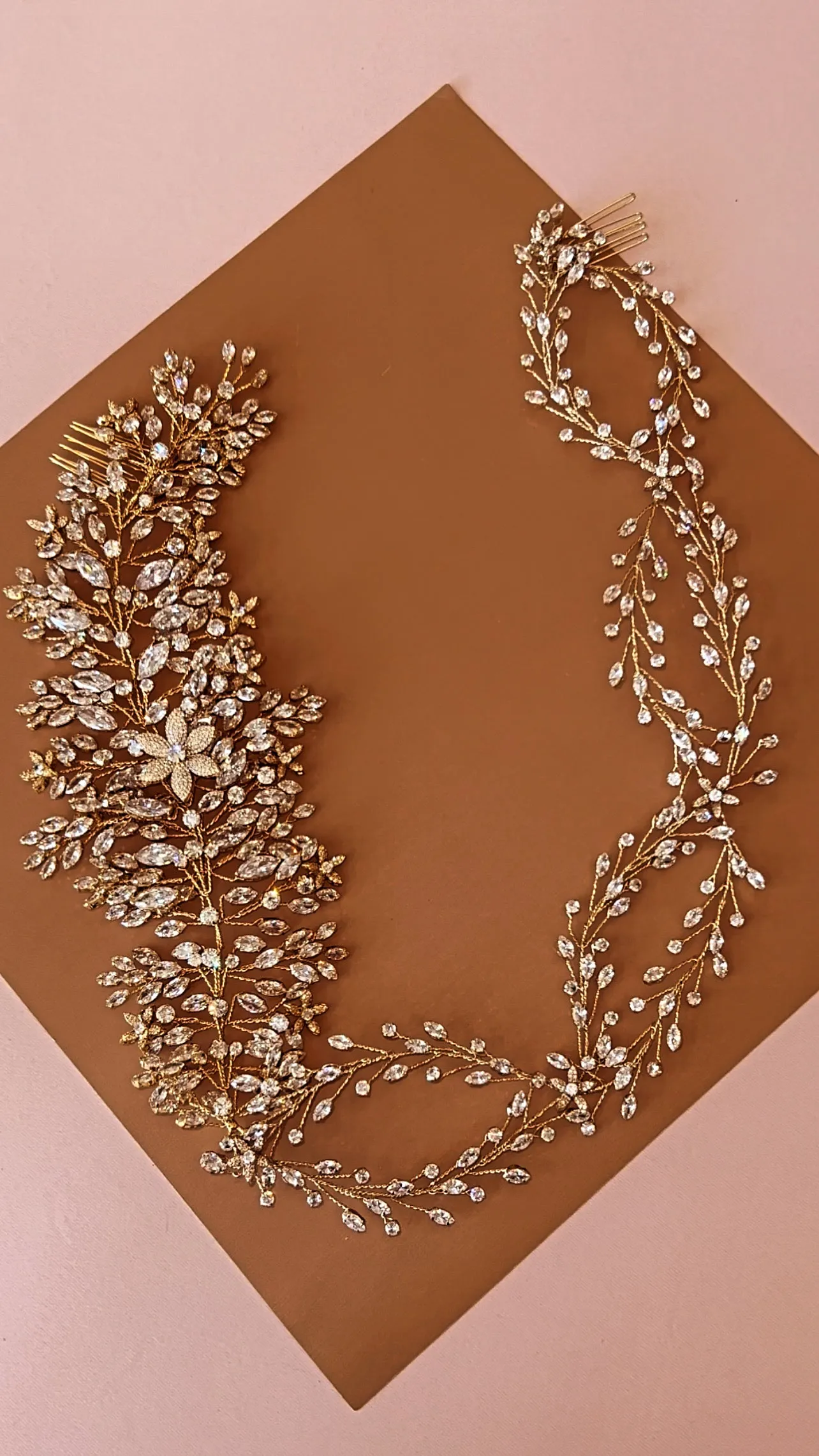 GENEVA Plus Luxurious Bridal Headpiece