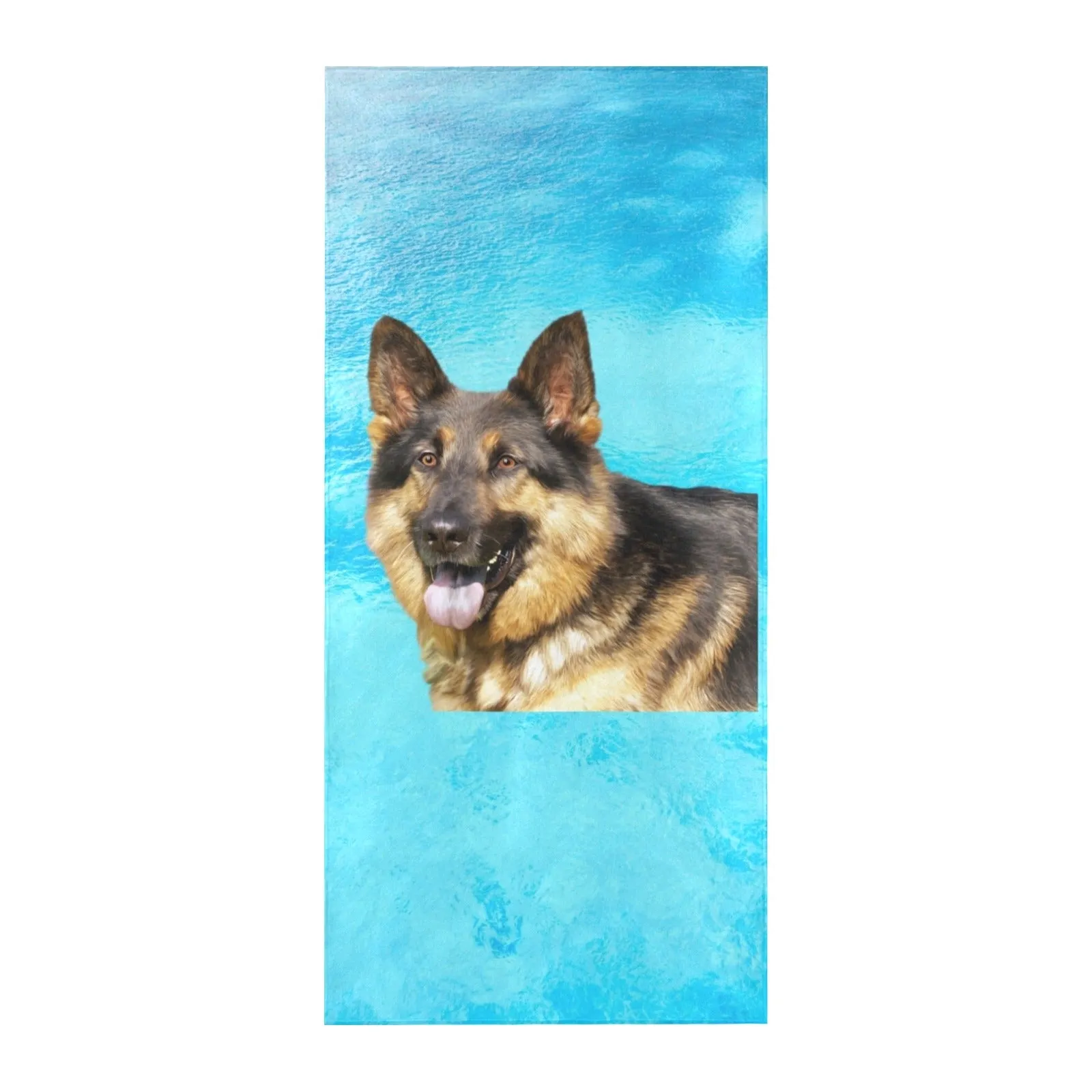 German Shepherd Beach Towel
