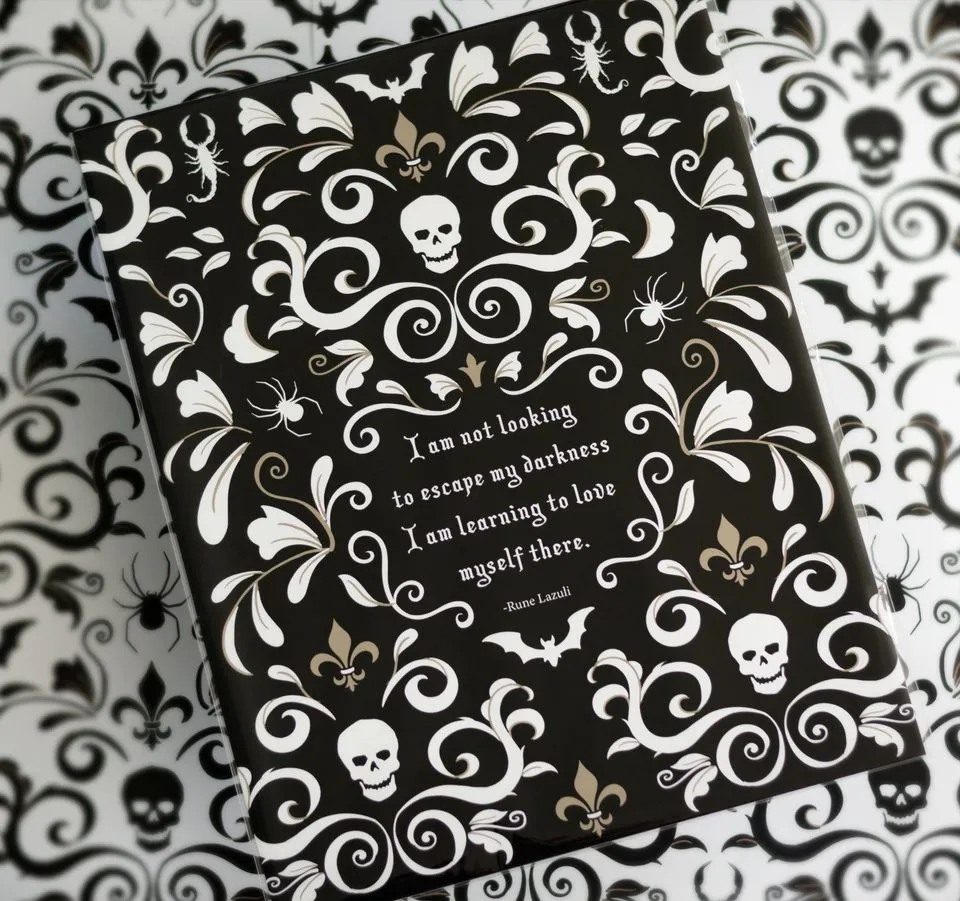 Gothic Damask Art Print