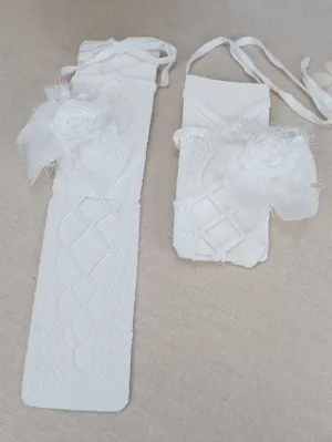 Gothic Lolita Socks Champagne Bows Nets Flowers Accessory Polyester Lolita Accessories
