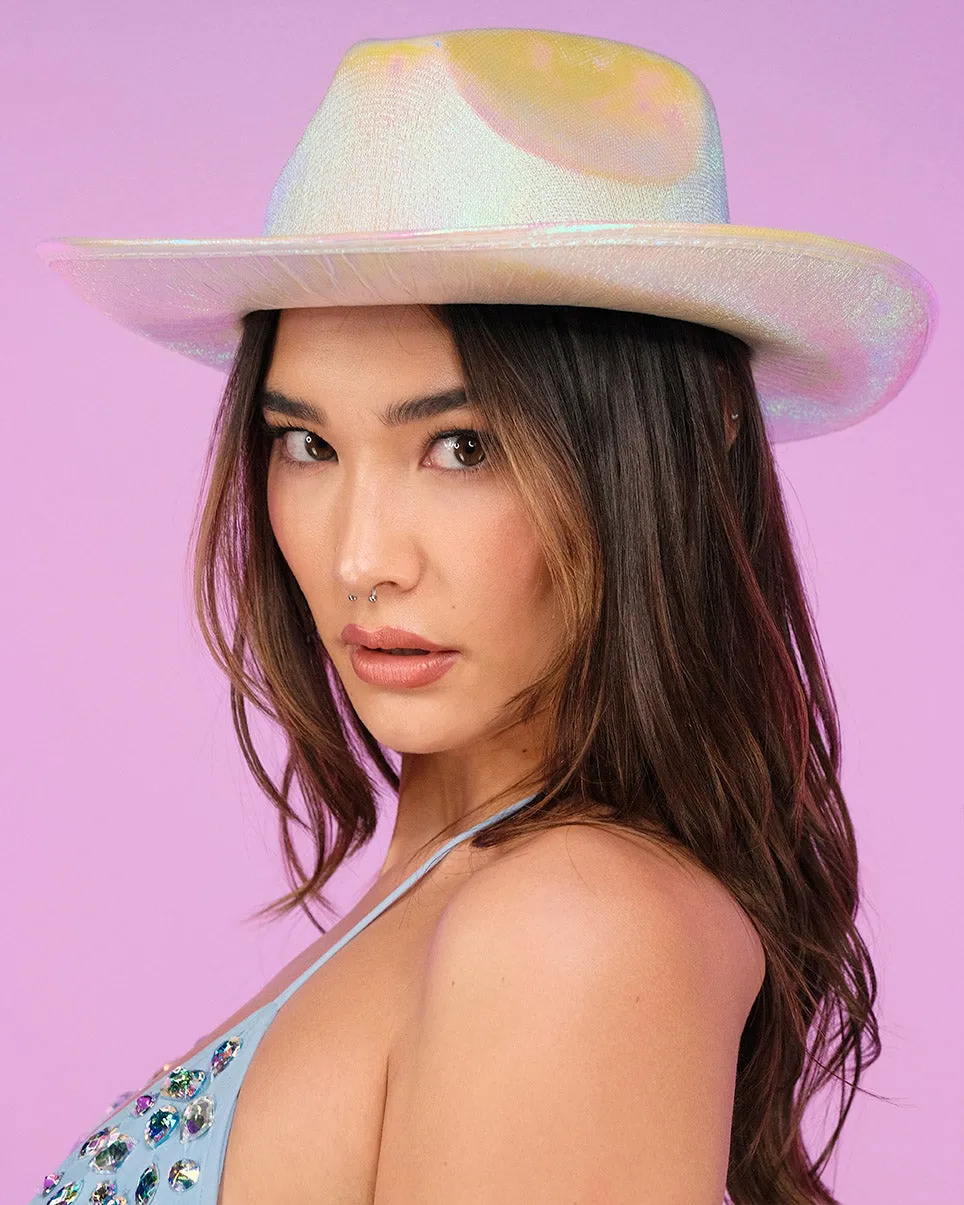 Gunslinger Iridescent Cowboy Hat