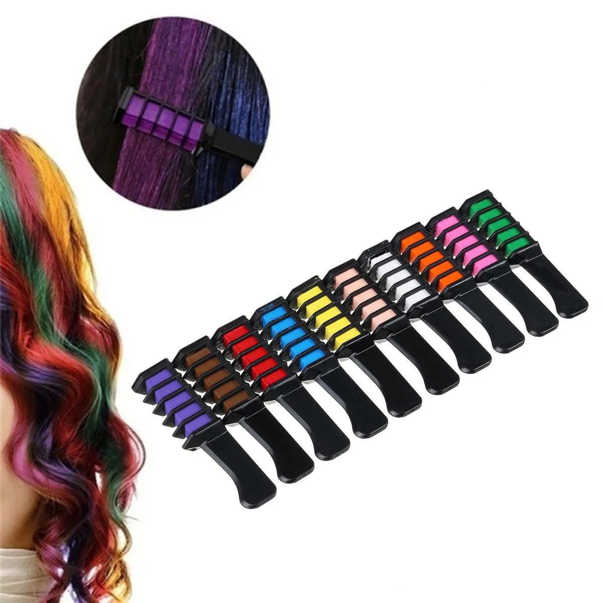 Hair Dye Chalk Comb