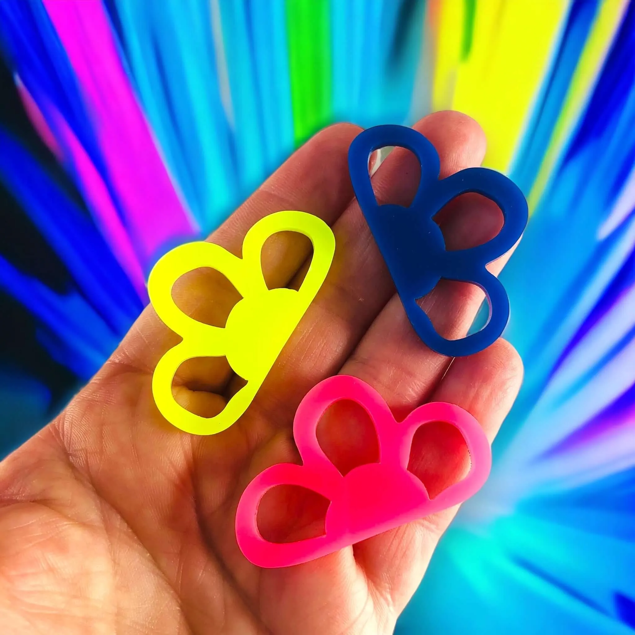 Half Flower Loops Duo - 4 Pair Set