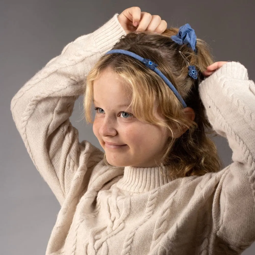Handmade Children's Denim Accessory Set