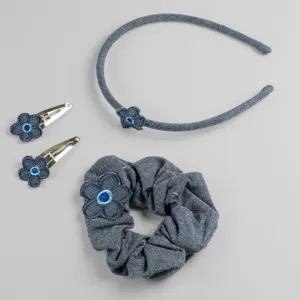 Handmade Children's Denim Accessory Set