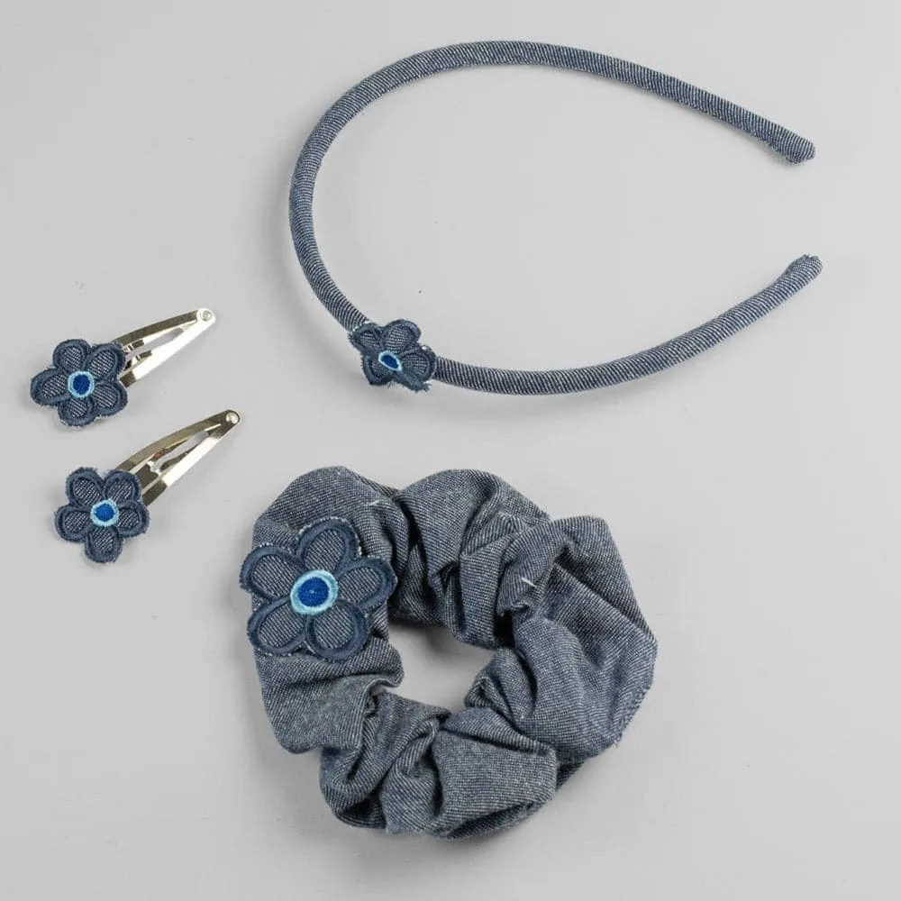 Handmade Children's Denim Accessory Set