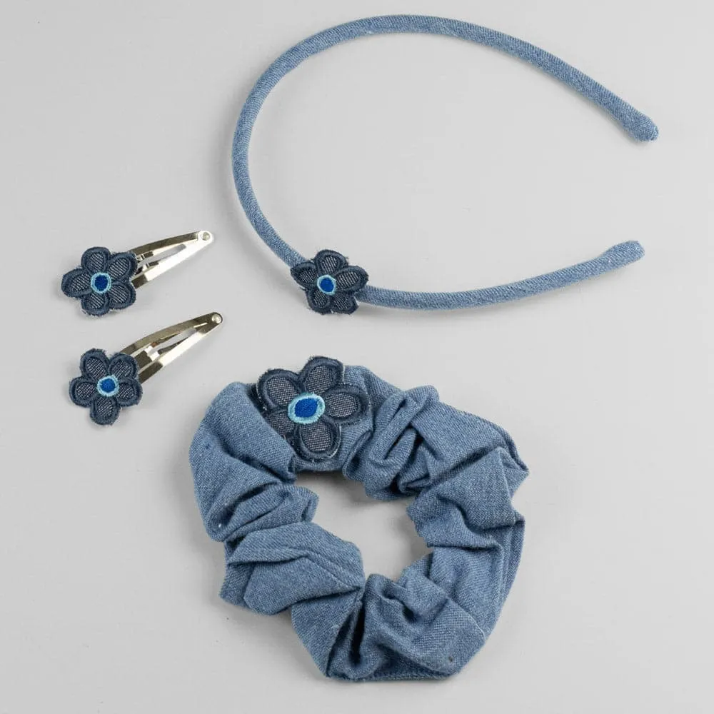 Handmade Children's Denim Accessory Set